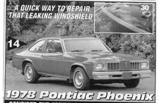 1978 Pontiac Phoenix Restoration 5 Pg Article