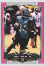 2014 Topps Chrome BCA Pink Refractor 148/399 Storm Johnson #134 0c2