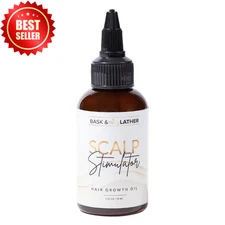 Scalp Stimulator Hair Growth Oil 2oz Mint Rosemary Grapeseed Organic Natural