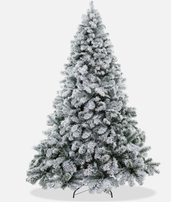 NEW best choice 9FT Snow-Flocked Pine Realistic Artificial Holiday Christmas Tre