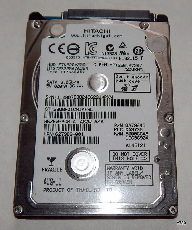 Hitachi 250GB Internal Hard Disk Drives for sale - eBay