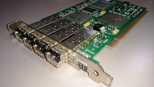 GENUINE NETAPP 111-00286 A0 LSI LSI7404XP-LC QUAD PORT FIBRE CHANNEL CARD w/ SFP