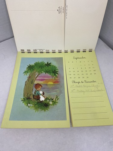 Vintage 1971 Hallmark Special Friends Postkarte Kalender Personen 1 vermisst - Bild 5 von 7