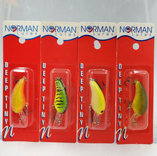 Vtg New DTN Norman Deep Tiny N Crankbait Fishing Lure 4-6 Ft Made USA Pick Color