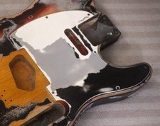 Joe Strummer Heavy Relic Telecaster Scratchplate w/ Stickers The Clash