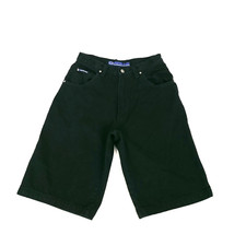 VTG Culture Baggy Denim Shorts Mens 30 Black Loose Skater Grunge Jeans