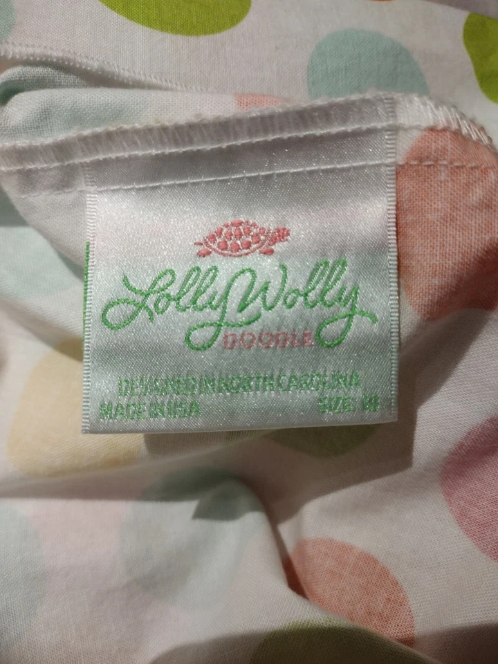 Vestido Lunares Lolly Wolly Doodle Niñas Talla 10 Boutique Foto 2 de 4