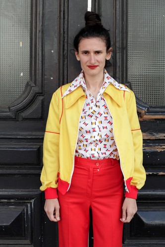 Damen Jacke jacket Kurzjacke kurz Übergangsjacke 70er True VINTAGE 70´s women - 第 1/11 張圖片