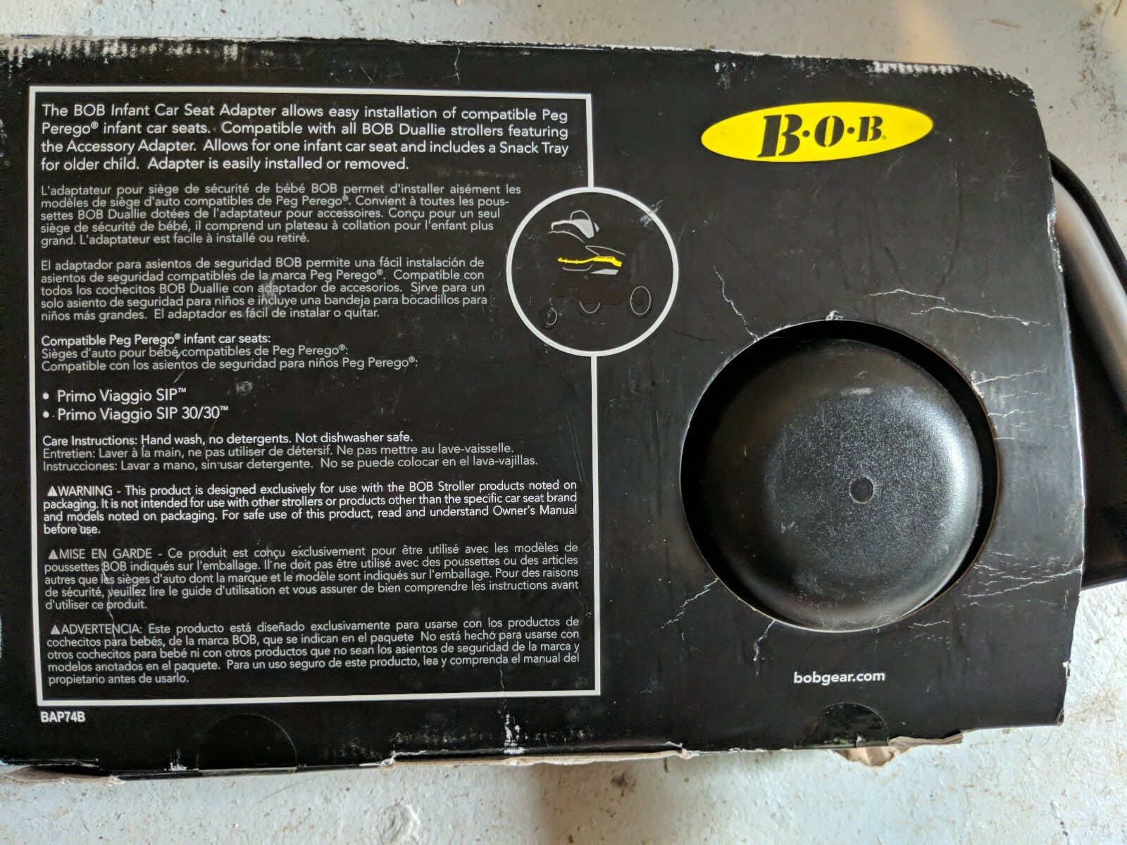 bob duallie peg perego adapter