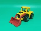 Vintage 1976 MATCHBOX TRACTOR SHOVEL No. 29 Superfast Lesney Yellow Diecast CAT