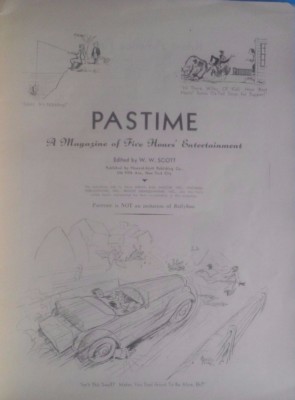 PASTIME MAGAZINE (PUZZLES, GAMES, CLEAN HUMOR) (G/VG) 1932 Vol. 1