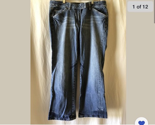 Men's Blue Cotton Straight Jeans 31x 26 