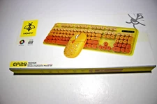 NEWFF FASHION WIRELESS KEYBOARD & MOUSE SET EF128 LITTLE YELLOW DUCK