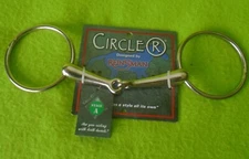 New CR by Reinsman #121 Smooth 5" Mouth Loose Ring Snaffle BIT~Western ~ English