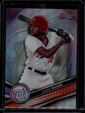 2022 Bowman's Best Top Prospects Refractors #TP7 James Wood Nationals