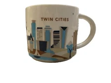 Starbucks Twin Cities Mug 14oz You Are Here Cup Minneapolis St Paul Minnesota