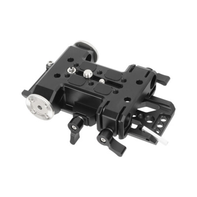 5.9'' Dovetail Plate & Camera Baseplate w/ 15mm Rod Clamp & Arri Rosette Jointer