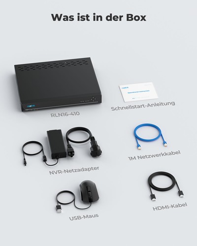 Refurbished Reolink 16CH 12MP PoE NVR Überwachungssystem Rekorder 4TB Festplatte - Afbeelding 9 van 12