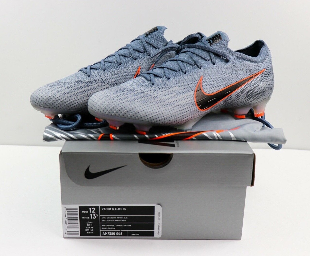 nike mercurial vapor wolf grey