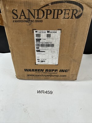 New Warren Rupp Sandpiper Stainless Diaphragm Pump s05b1s2tans700 Warranty  
