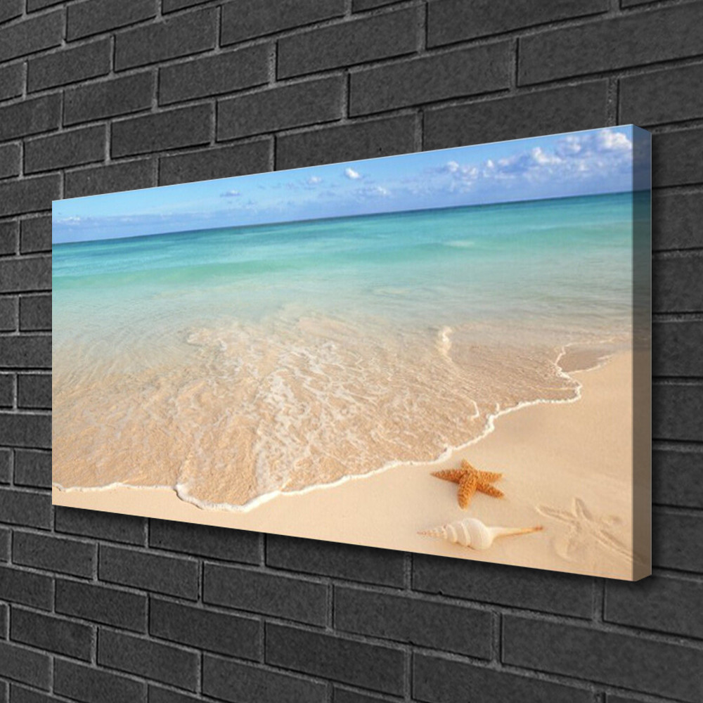 Photo sur toile de mer et plage moderne grand tableau paysage 100x50