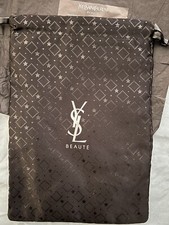NEW Yves Saint Laurent Black Beaute Drawstring Pouch