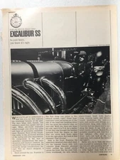 R EEEEE20 VINTAGE Original Article Road Test EXCALIBUR SS Feb 1966 5 page