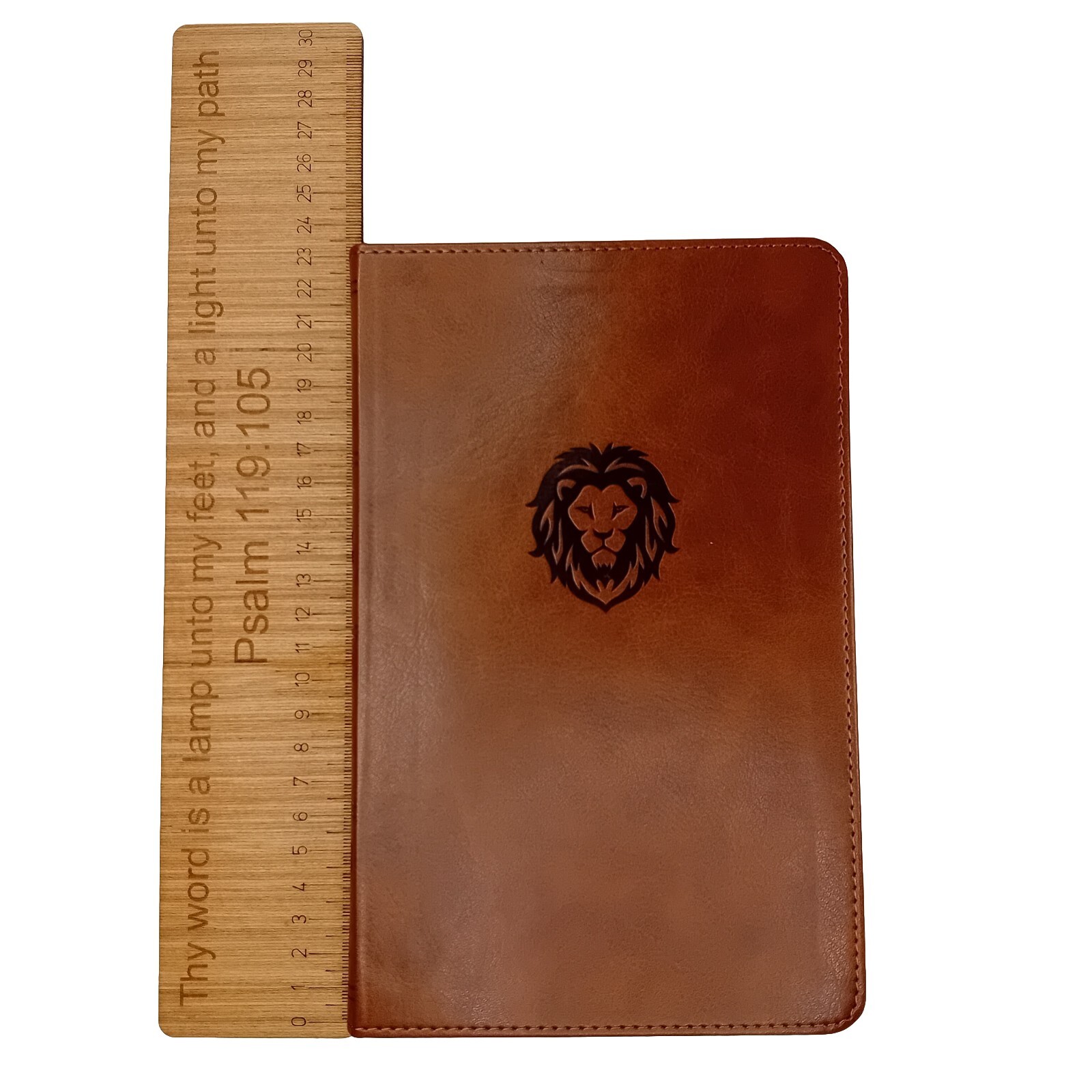 KJV, Thinline Bible Youth Edition, Leathersoft, Brown, Red Letter Edition, Comfort Print, Hardback, - Image 6