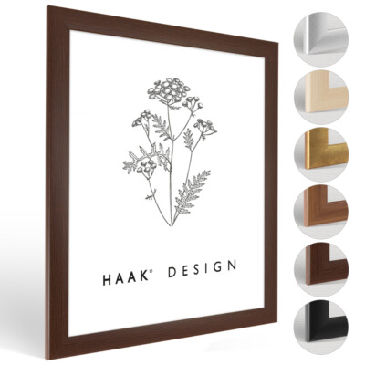 Bilderrahmen Fotorahmen Rahmen Klassik Holzrahmen HaakDesign MDF Puzzlerahmen