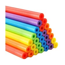 Sratte 30 Pcs Hollow Pool Noodles Bulk 39 inch Bright Foam Swim Noodles Large...