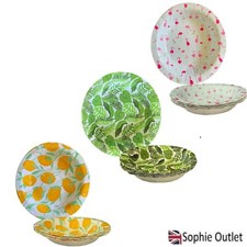 Paper Bowls Disposable Summer Beach Outdoor BBQ Kids Party Kitchen Tableware