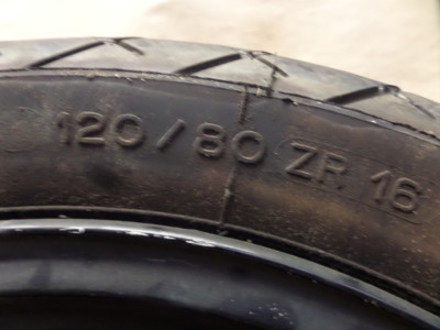 1986 KAWASAKI NINJA ZX 1000 R FRONT WHEEL TIRE PACKAGE PN