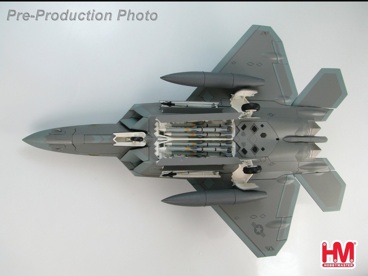 ホビーマスター　F22 1/72 HA2808 Hobby Master HA2808 - F-22 Raptor Diecast Model, USAF 49th