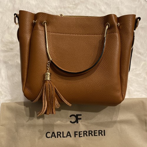 Carla Ferreri Crossbody Bag Brown | eBay
