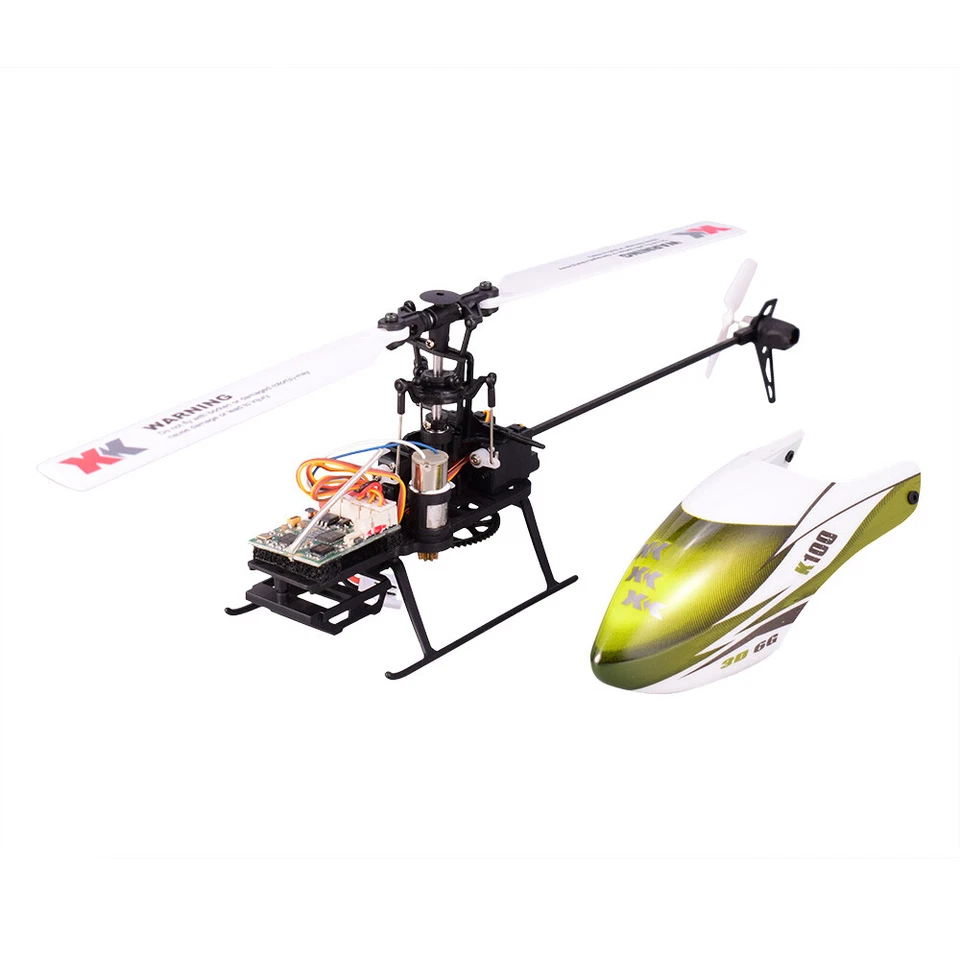 Wltoys XK K100 6CH 3D 6G System RC Toy Coreless Motor RC Helicopter BNF - Image 4 of 4
