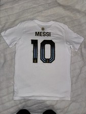 Adidas Argentina Messi T Shirt White Shirt Unisex Size Large Soccer