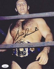 BRUNO SAMMARTINO SIGNED/AUTOGRAPHED 8X10 PHOTO WWE WWF WRESTLING  JSA CERTIFIED