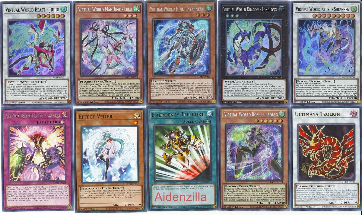 Yugioh Virtual World Deck - Mai-Hime Lulu Kyubi Shenshen Ultimaya Tzolkin Yugioh Virtual World Deck - Mai-Hime Lulu Kyubi Shenshen Ultimaya Tzolkin