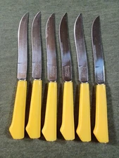 Peeredge Regent Sheffield England Forever Sharp Steak Knife Set of 6 Knives