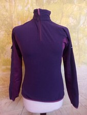 Berghaus purple half zip 100 polyester Fleece Sweatshirt. UK women's size 10