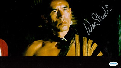 WES STUDI SIGNED PHOTO DANCING WITH WOLVES  ALSO ACOA