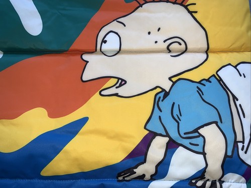 MEMBERS Only x Nickelodeon RUGRATS GIANT SCREEN AO ALL OVER HOODED JACKET - Picture 7 of 12