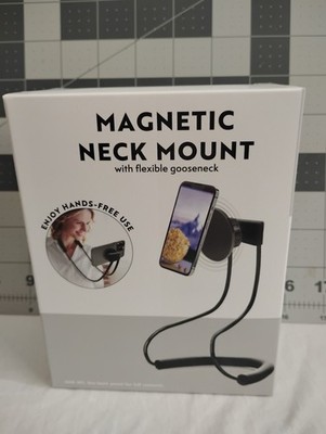 Bytech Magnetic Neck Mount with Flexible Gooseneck   Hands-Free POV & Vlog Phone