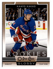 2019-20 O-Pee-Chee Glossy Gold Rookies Kaapo Kakko #R-11 New York Rangers