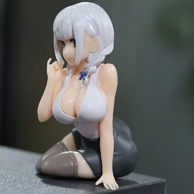 Banpresto Hololive Shirogane Noel, Figur, drall und kurvig, hockend, ohne OVP