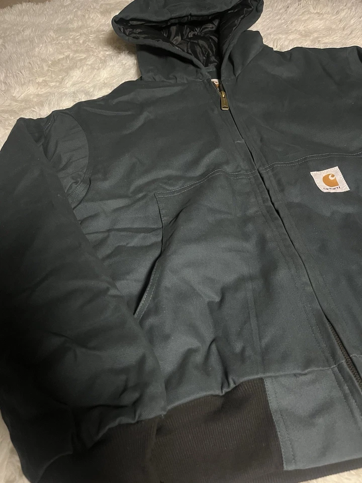 Jacket Carhartt Man Size M Navy Green Cotton Poliestere - Imagen 2 de 4