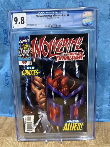 WOLVERINE: DAYS OF FUTURE PAST #2 Cgc 9.8 GRADE MARVEL COMIC BOOK
