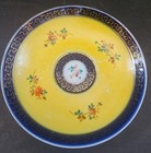 Huntsman L19thC German Style HP Porcelain Cup & Saucer Cobalt Yellow — photo 7