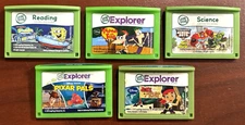 5 Leap Frog LeapPad Explorer Learning Game lot  LeapPad 1 2 3 XDI Ultra Ultimate