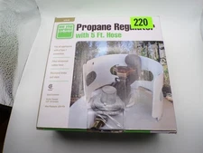 One Stop Gardens Propane Regulater With 5 Foot Hose Type 1 Connection